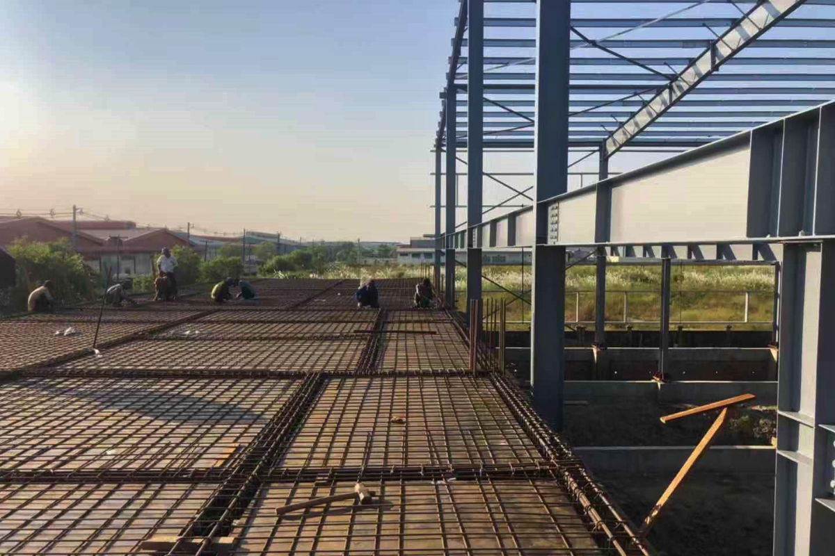 hua-jia-factory-steel-structure-warehouse-construction-site-concrete-flooring-yagon-myanmar