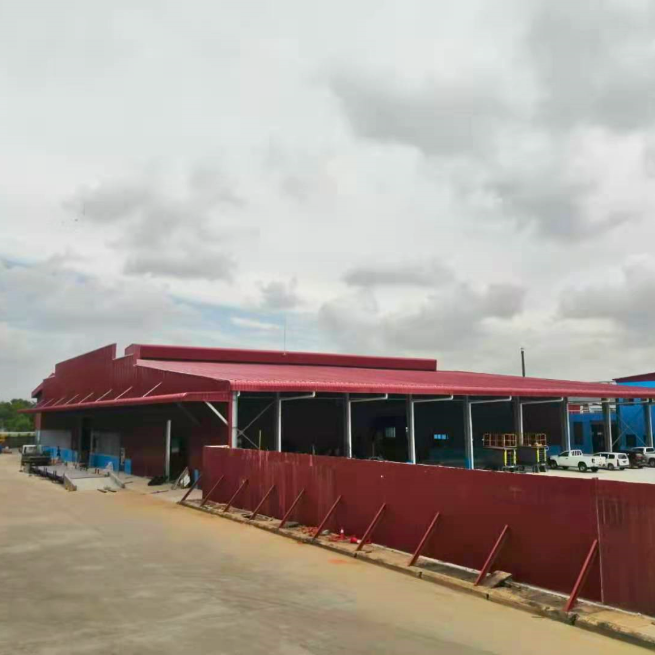 myanmar-yi-jin-completed-steel-structure-warehouse-yangon