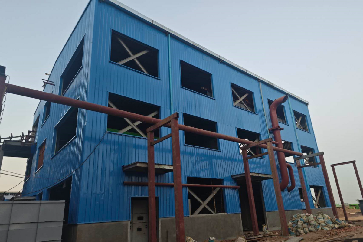 myanmar-ever-green-sugar-company-limited-thermal-power-station-steel-structure-building-sode-view