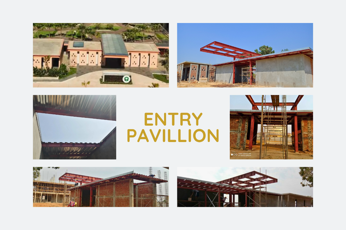 university-wisdom-land-entrane-pavillion-steel-structure-installation-yangon-myanmar