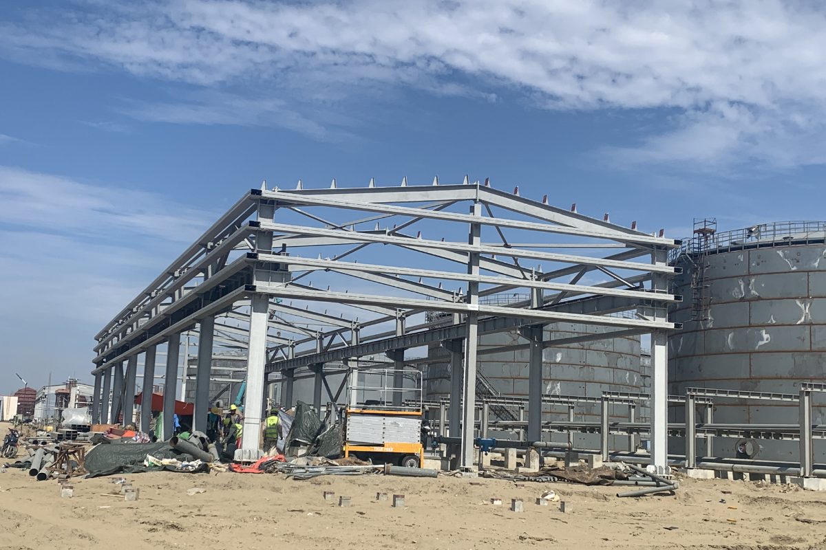 ZSY Steel Structure Erection Process